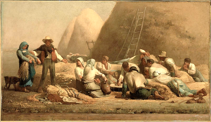 Jean Millet, Harvesters Resting (1854)