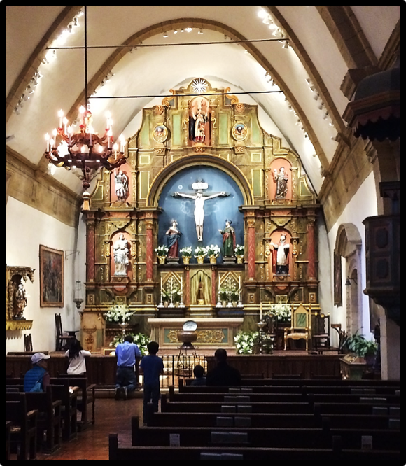 Mission San Juan Carmel Sanctuary (founded 1770); Good Friday, 2017