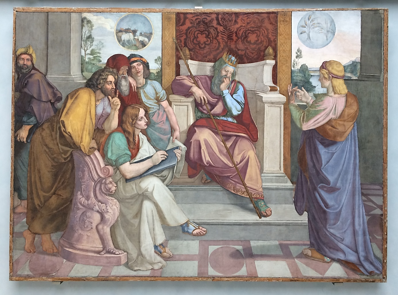 Casa Bartholdy Frescoes, Philipp Veit, The Seven Years of Plenty (1817), Peter von Cornelius, Joseph Interprets Pharoah’s Dream (1817), Old National Gallery, Berlin