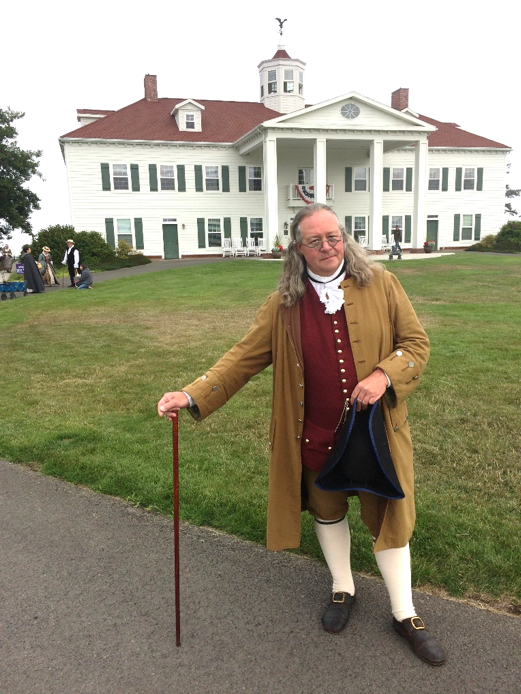 Festival Celebrity Visitor Benjamin Franklin of Philadelphia, AKA Gregg Hardy of the Colonial Heritage Foundation