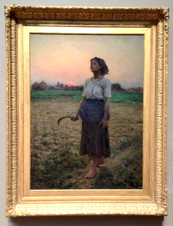 Jules Breton, Song of the Lark (1884), Oil on canvas, 43½ by 33¾ inches, Henry Field Memorial Collection, Chicago Art Institute