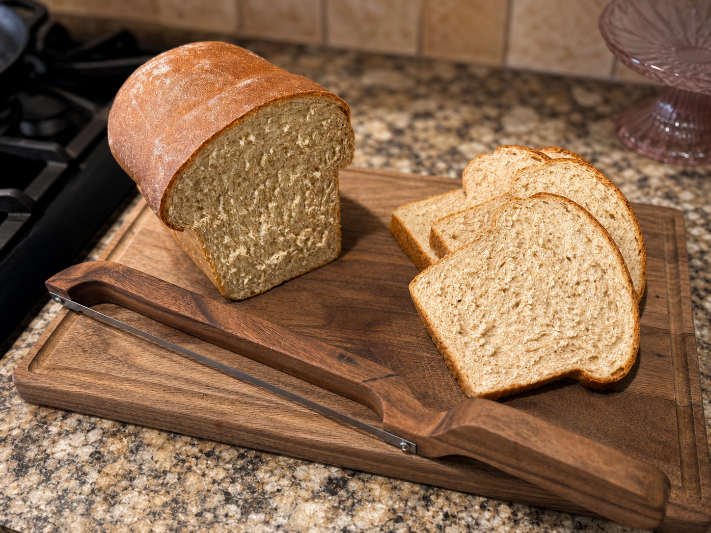 Fresh Milled Honey Whole Wheat Sandwich Bread