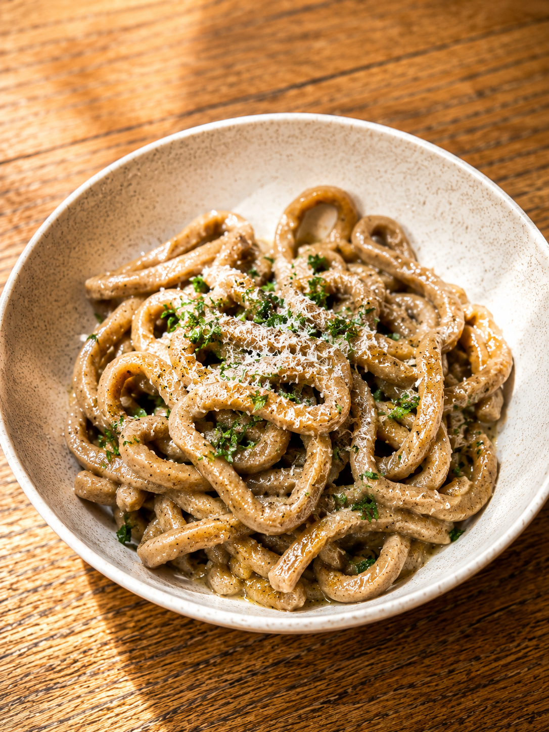 Homemade Heritage Grain Noodles
