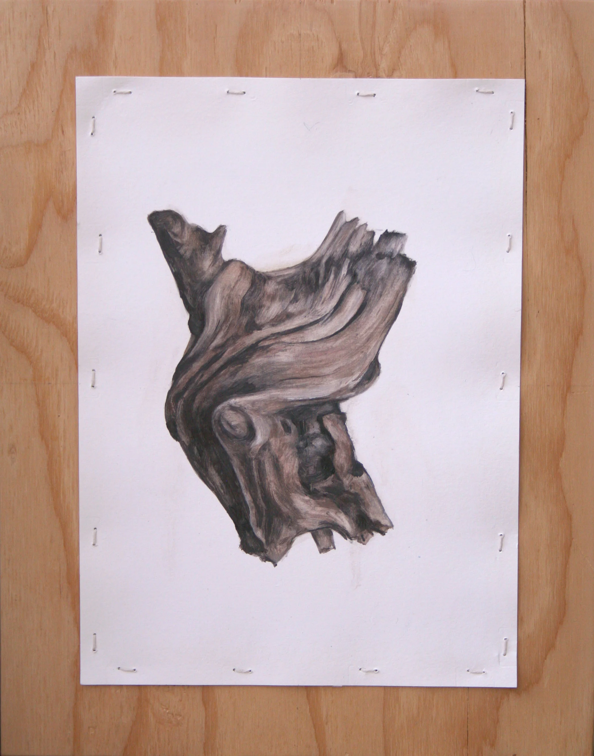 Oil on paper, 11"x15" 2015