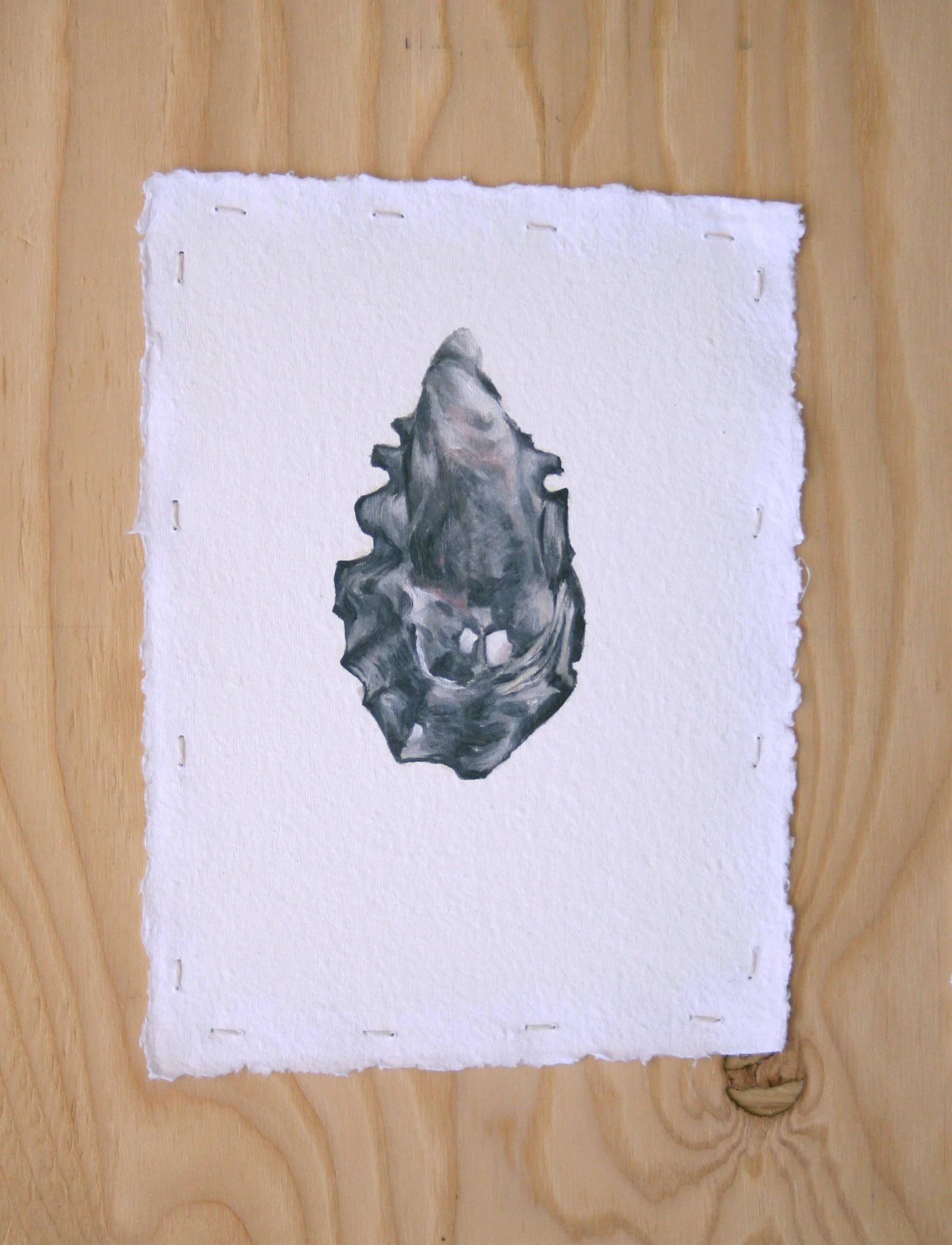 Oil on paper, 9"x12" 2015