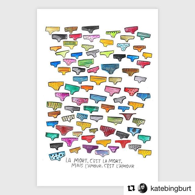 @katebingburt's tribute to Underwear for #69valentines is available at @buyoly (link in bio) !