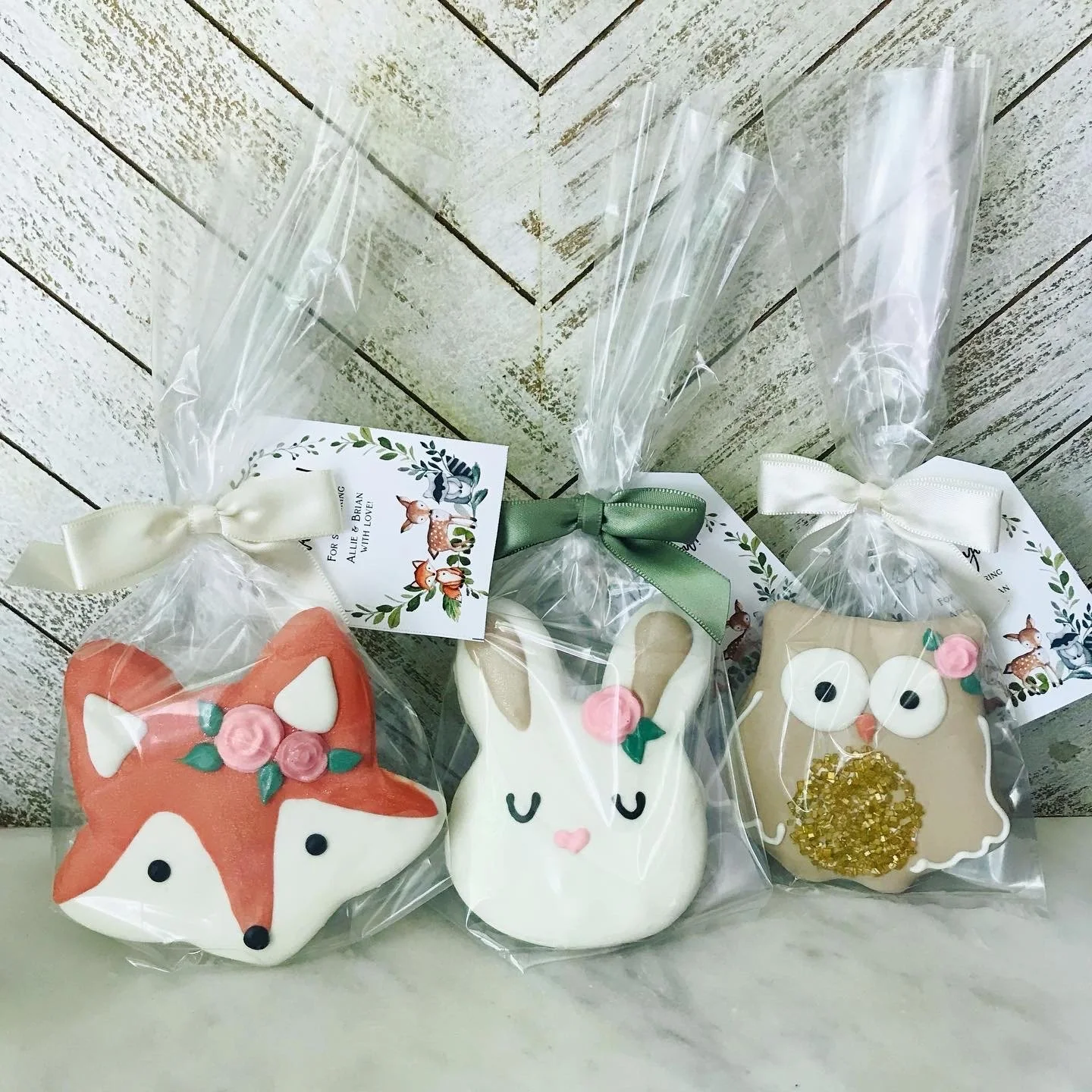 Girl Woodland Creatures Wrapped