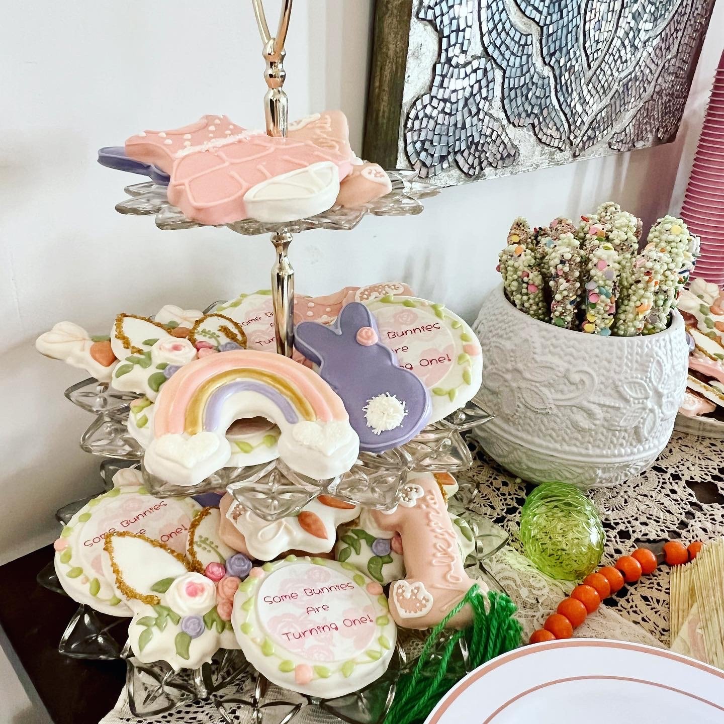 1st Birthday Sweets Table
