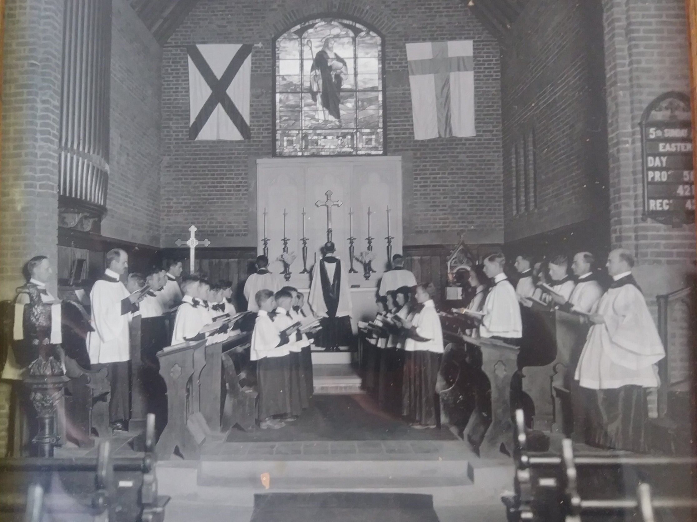  Rector of St. Luke’s with the Men and Boys Choir 