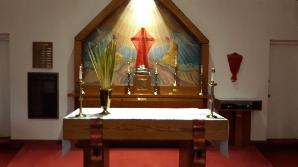 The Main Altar on Palm Sunday