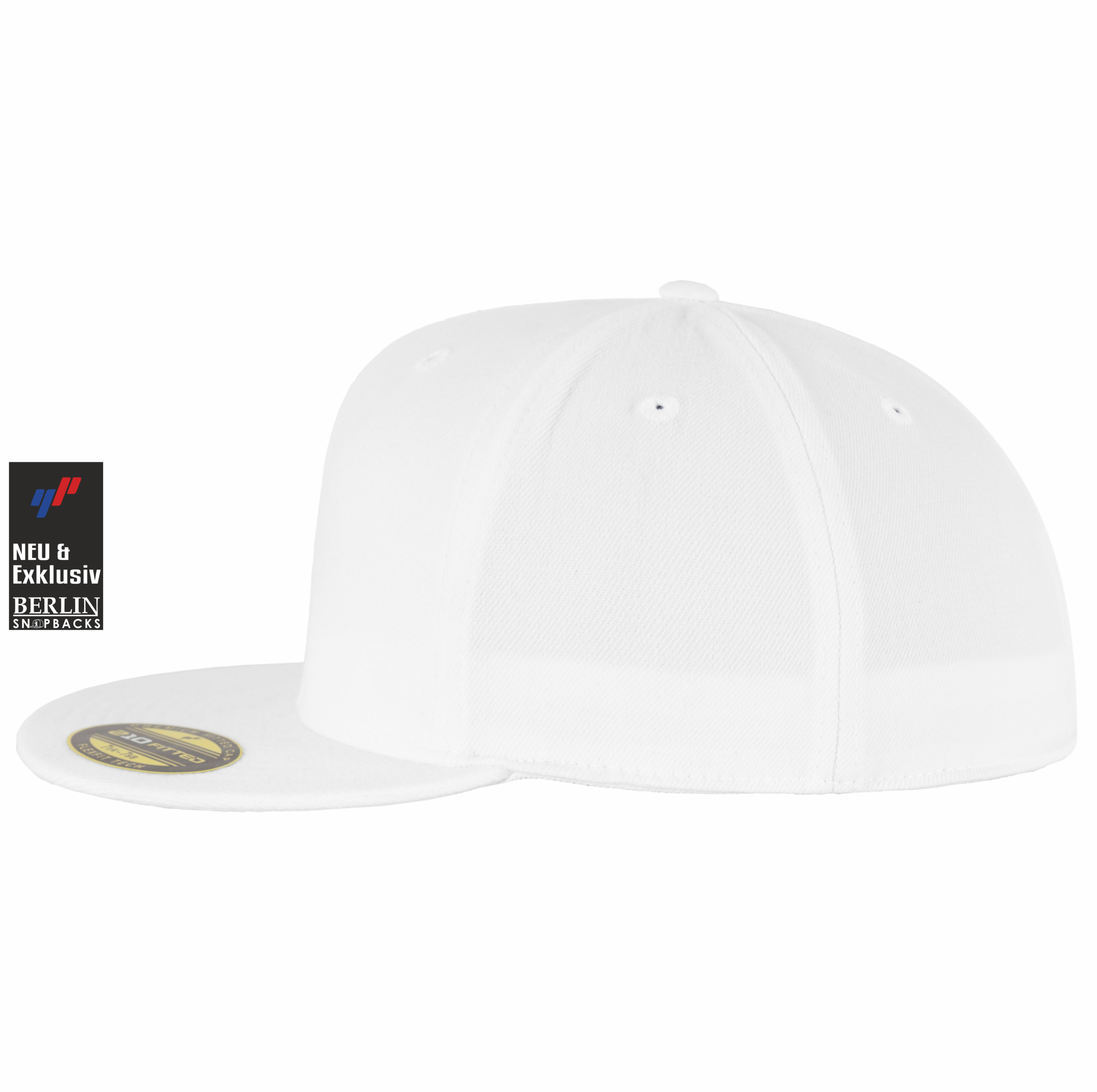 Premium 210 Fitted Cap - White 