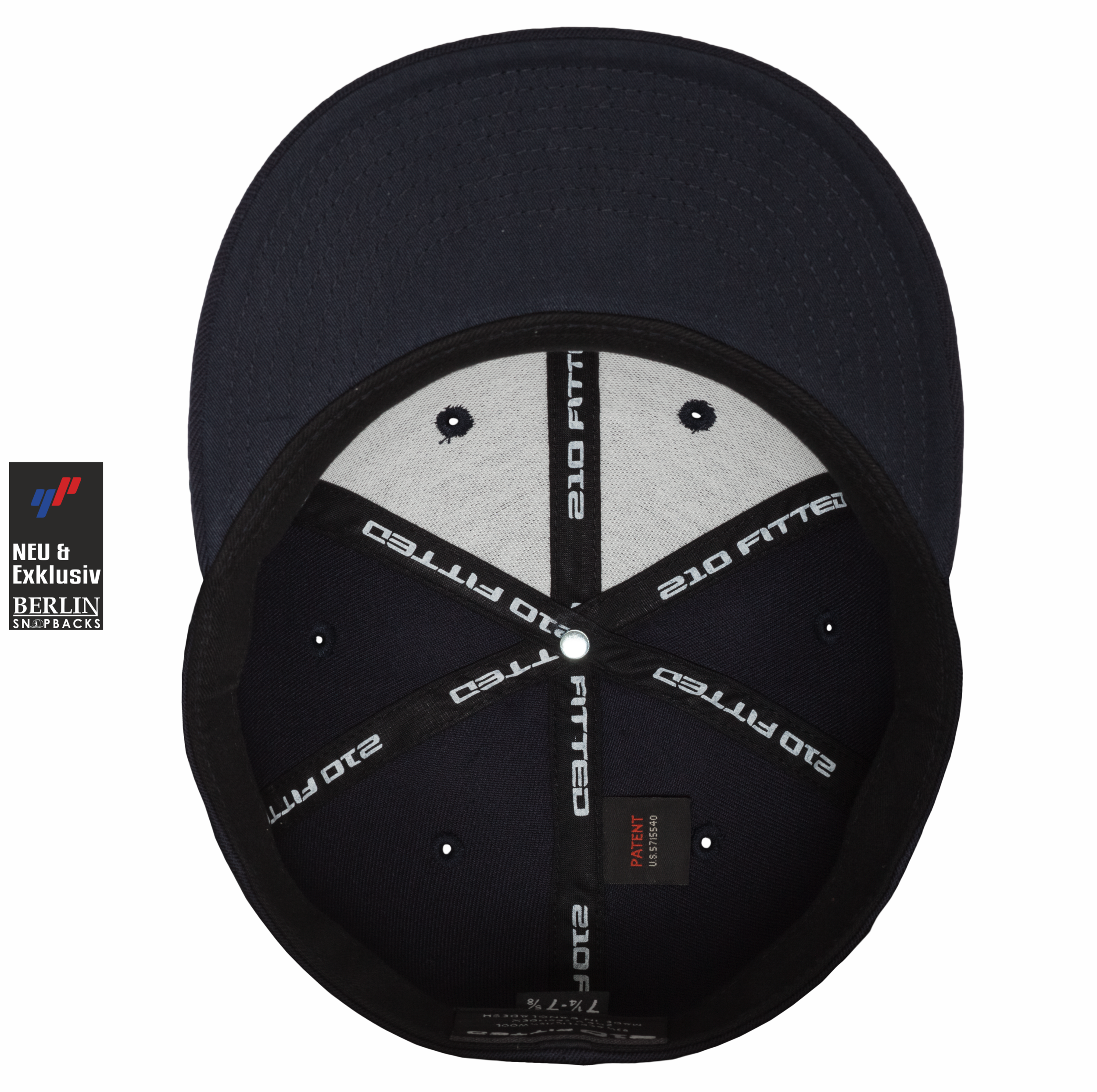 Premium 210 Fitted Cap - Dark Navy 