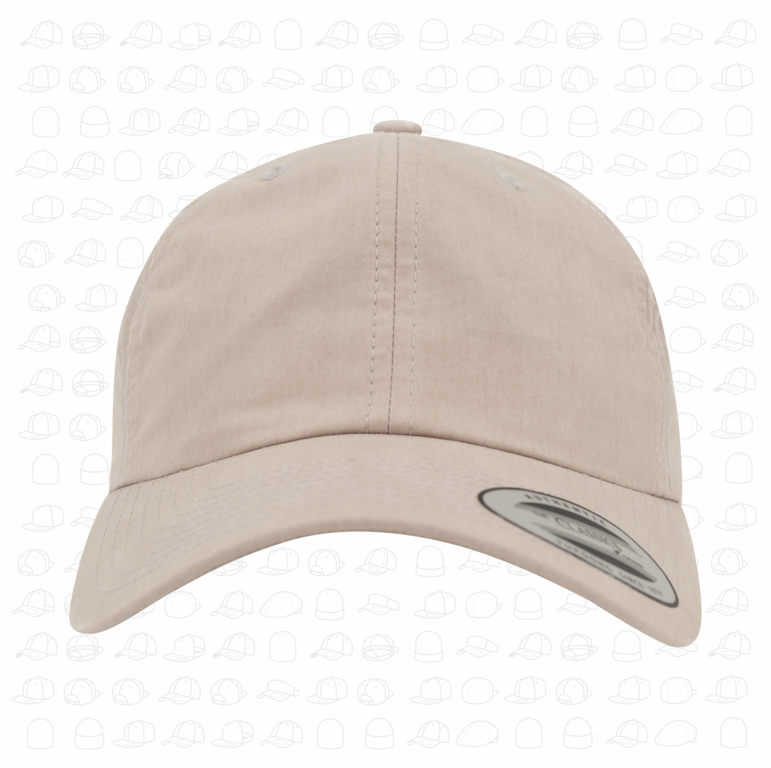 Low Profile Washed Cap Beige — Berlin 