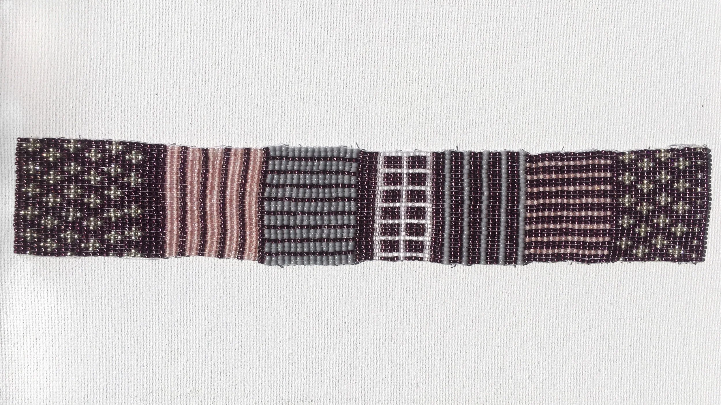 Bead Weaving on Canvas