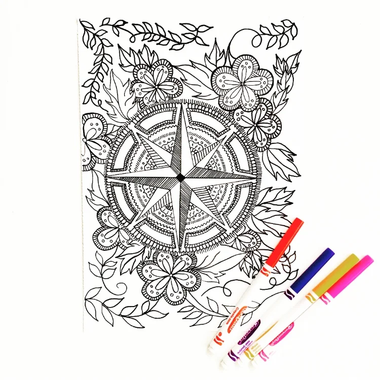 COMPASS (VALUES) A compass holds meaning for your voyage, being a symbol for guidance and pointing you in the right direction. No matter where these exercises take you, your compass (values) remains fixed. What are key values your brand holds near and dear to your heart? Start with a broad list and narrow the nouns down to eight around the compass.