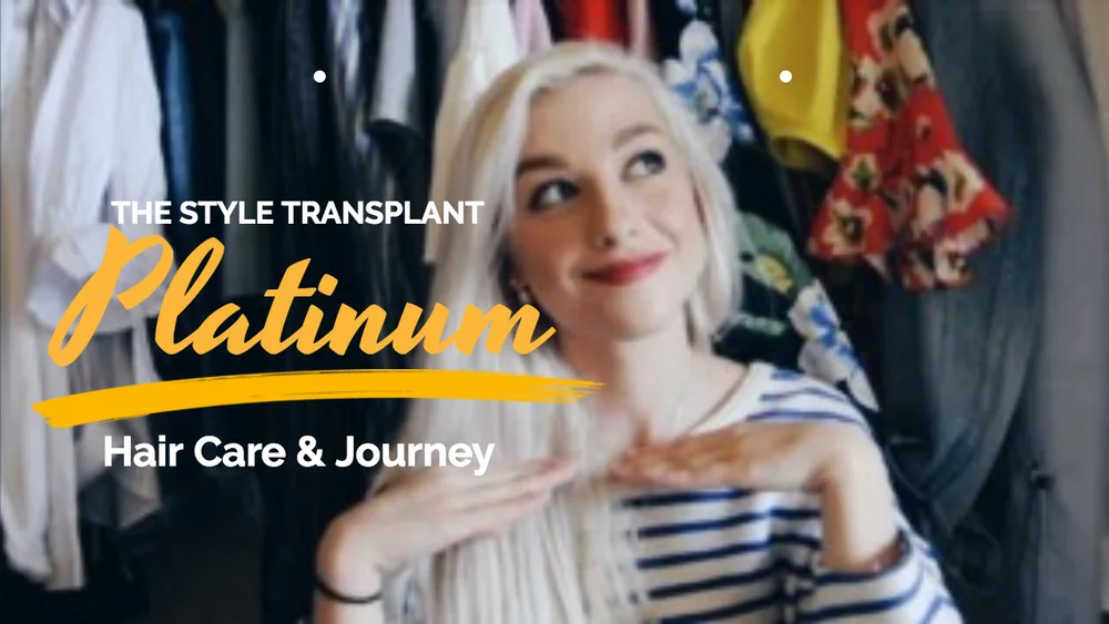 Platinum Hair Care Routine The Style Transplant