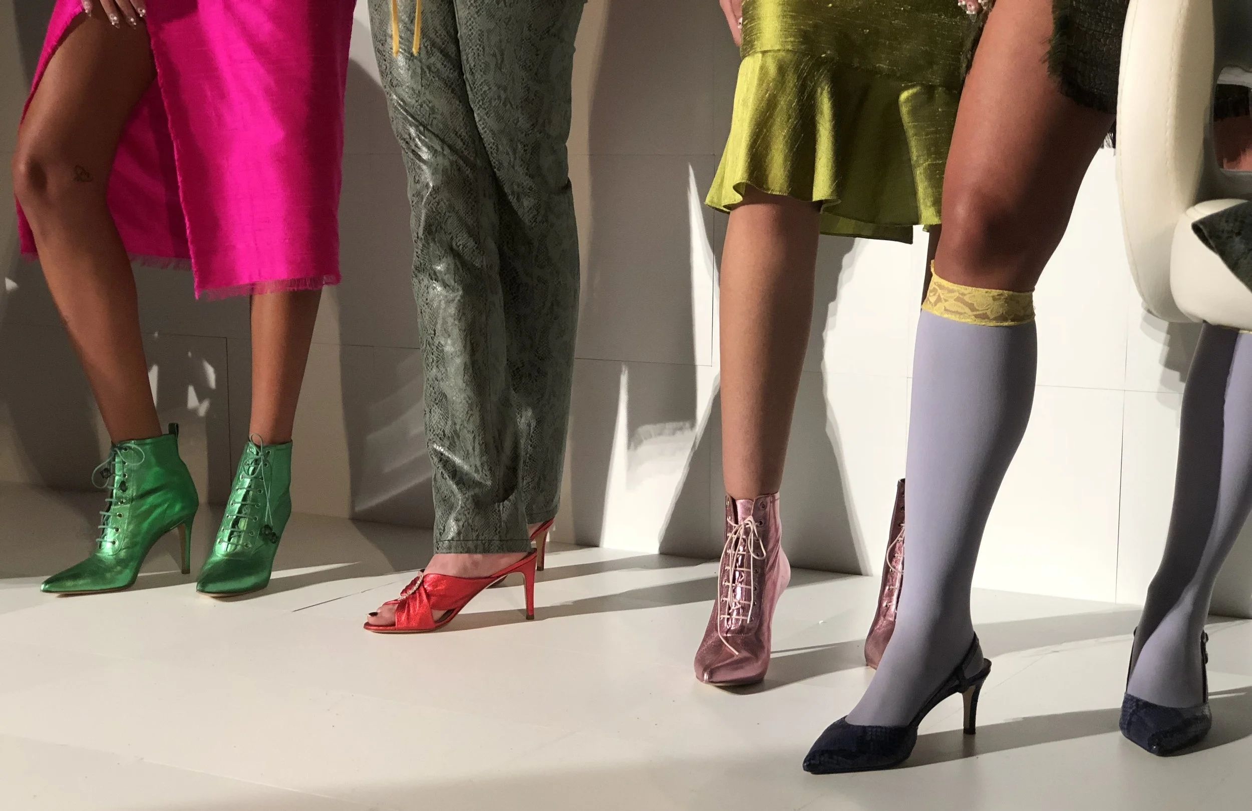 Clio Peppiatt SS19 presentation; Shoes by Kalda