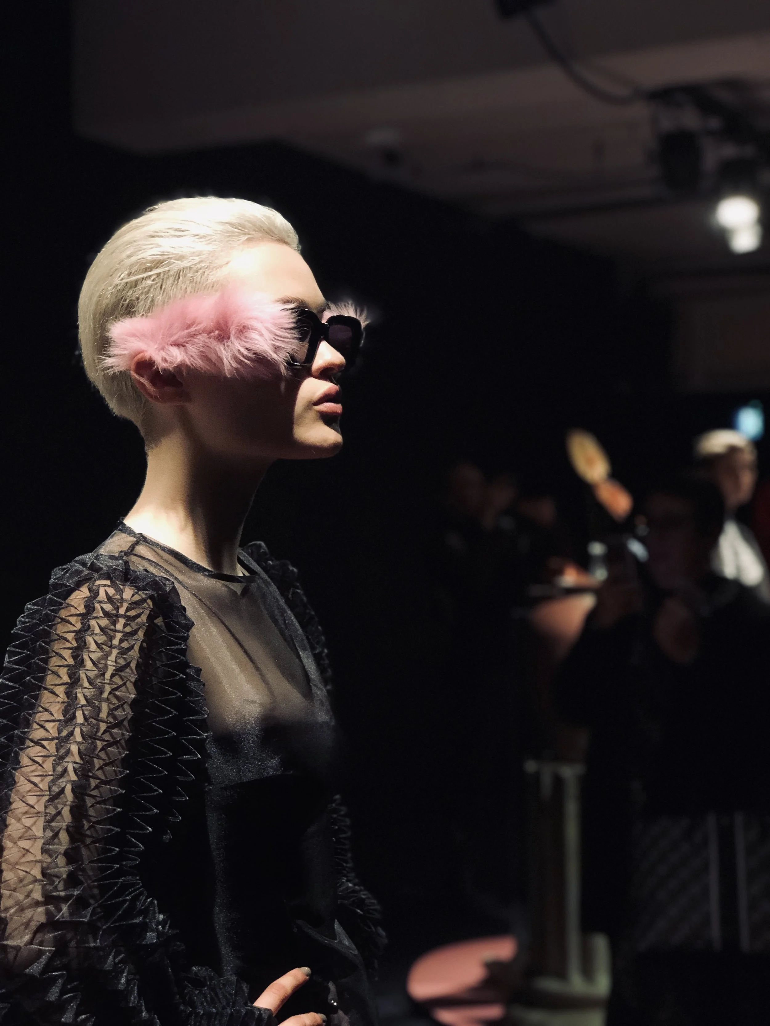 Fuzzy sunglasses by Milo Maria