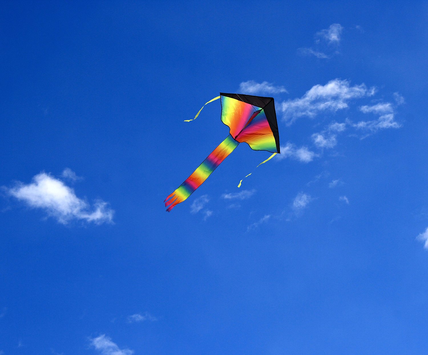 1m Rainbow Delta Kite outdoor sports for kids Toys easy to OF 