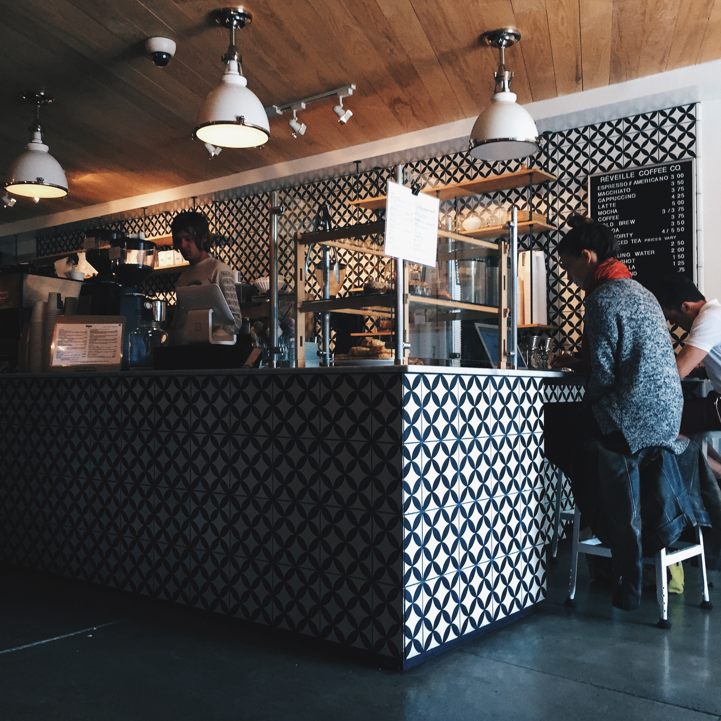 I've loved finding lots of great coffee shops. This shot is from Reveille in the Castro neighborhood. 