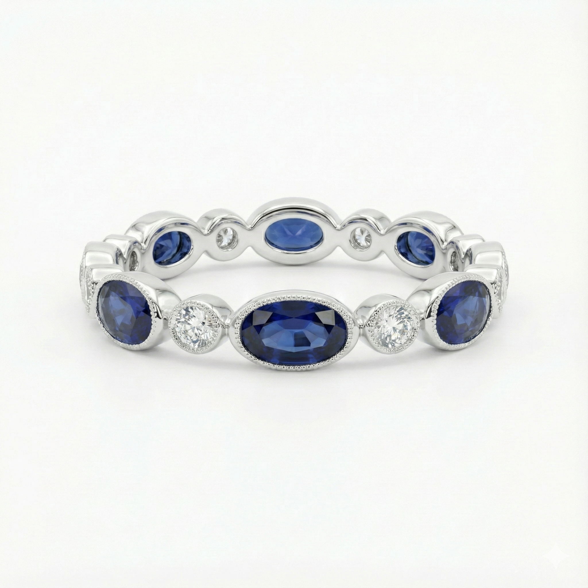 Elongated Sapphire and Diamond Stacking Band.png