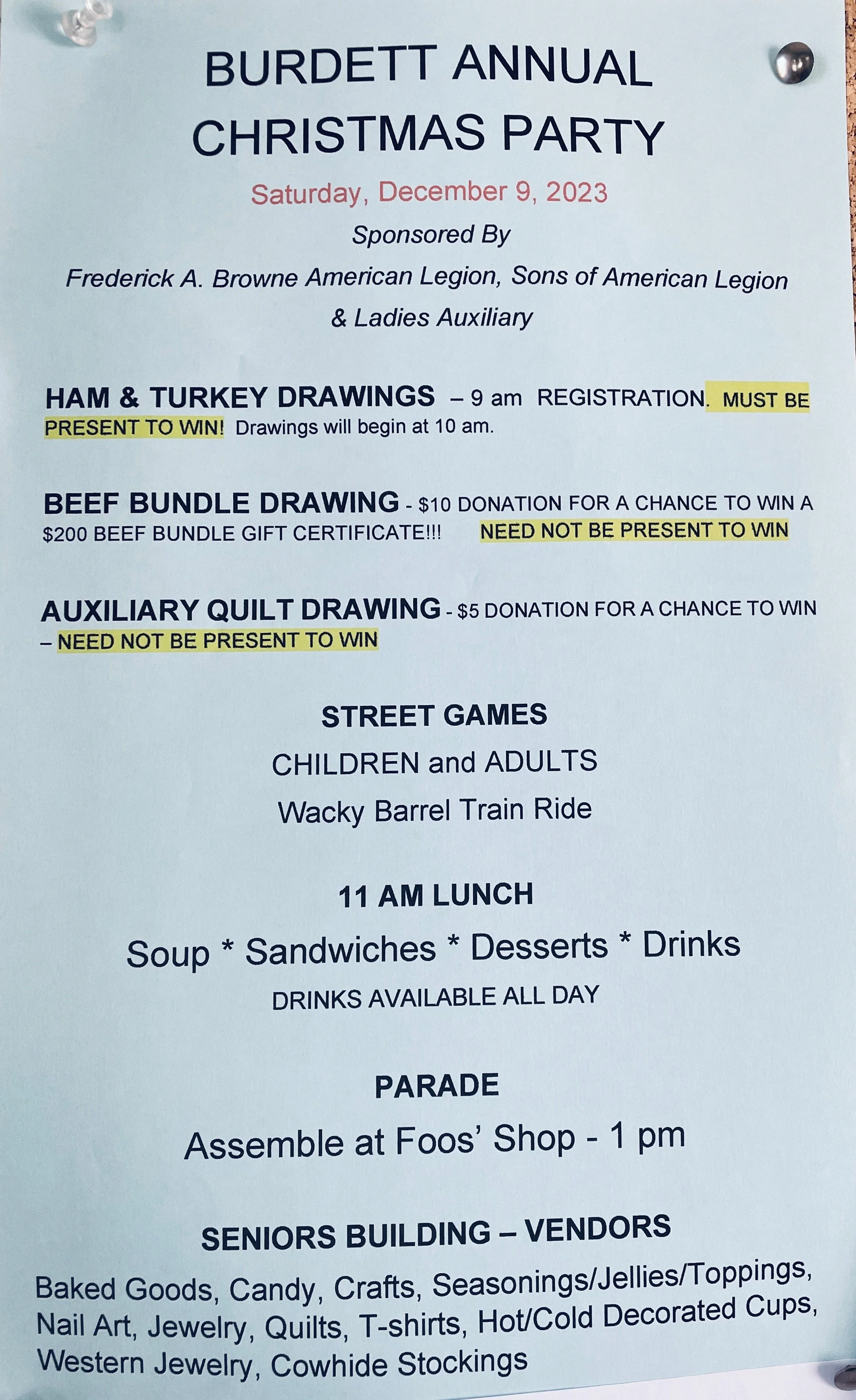 Pawnee County Christmas Celebrations — Larned Area Chamber Larned, Kansas