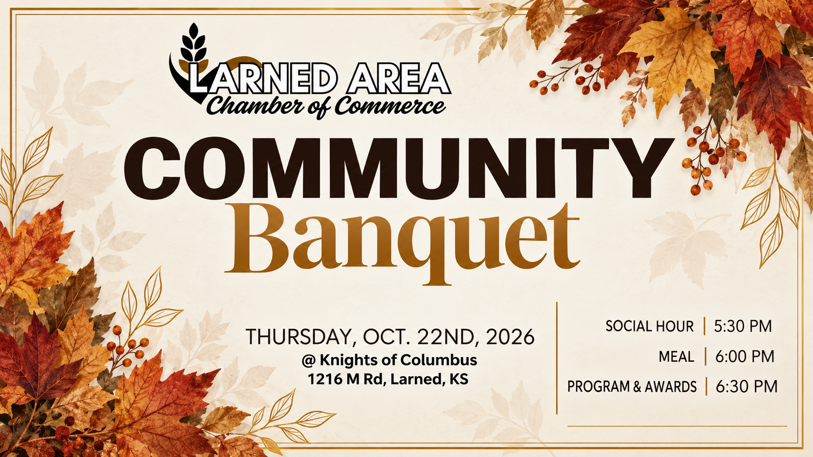 Community Chamber Banquet