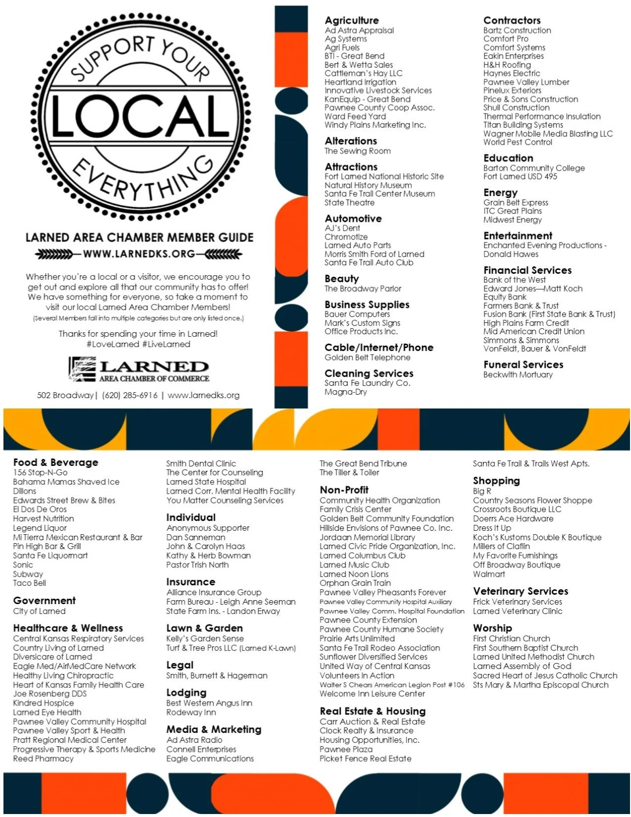 Chamber of Commerce — Larned Area Chamber Larned, Kansas