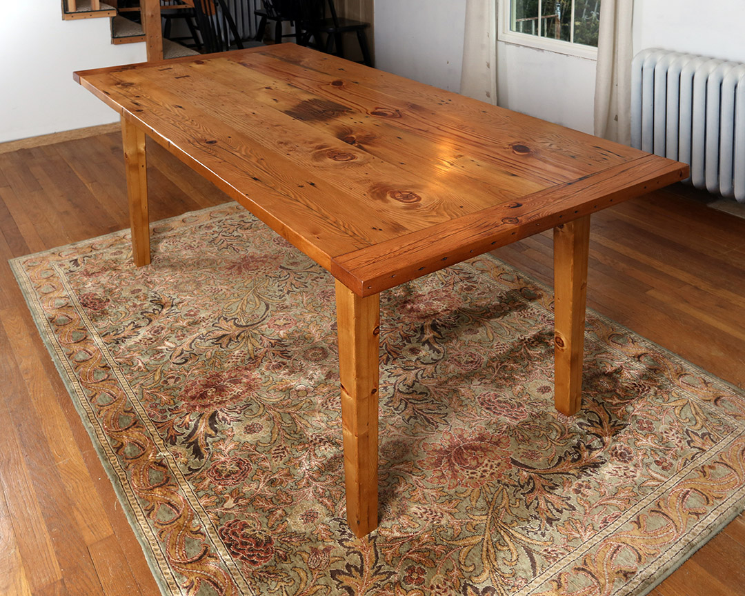 Finished shot of the completed table