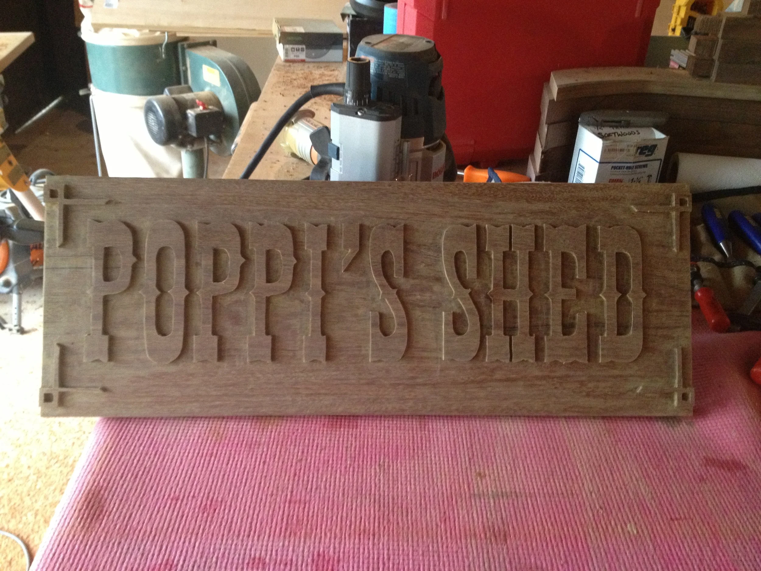  After removing all the material and cleaning it up a bit with a chisel and some sandpaper, it was ready to deliver.&nbsp; 