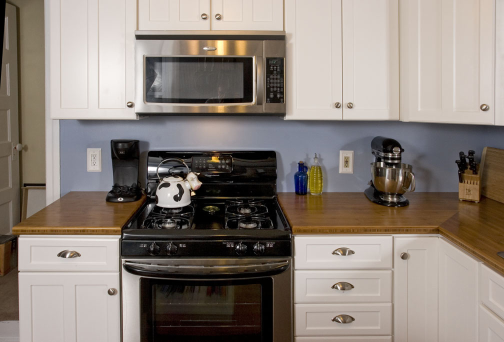  New cabinetry, counters, and appliances 