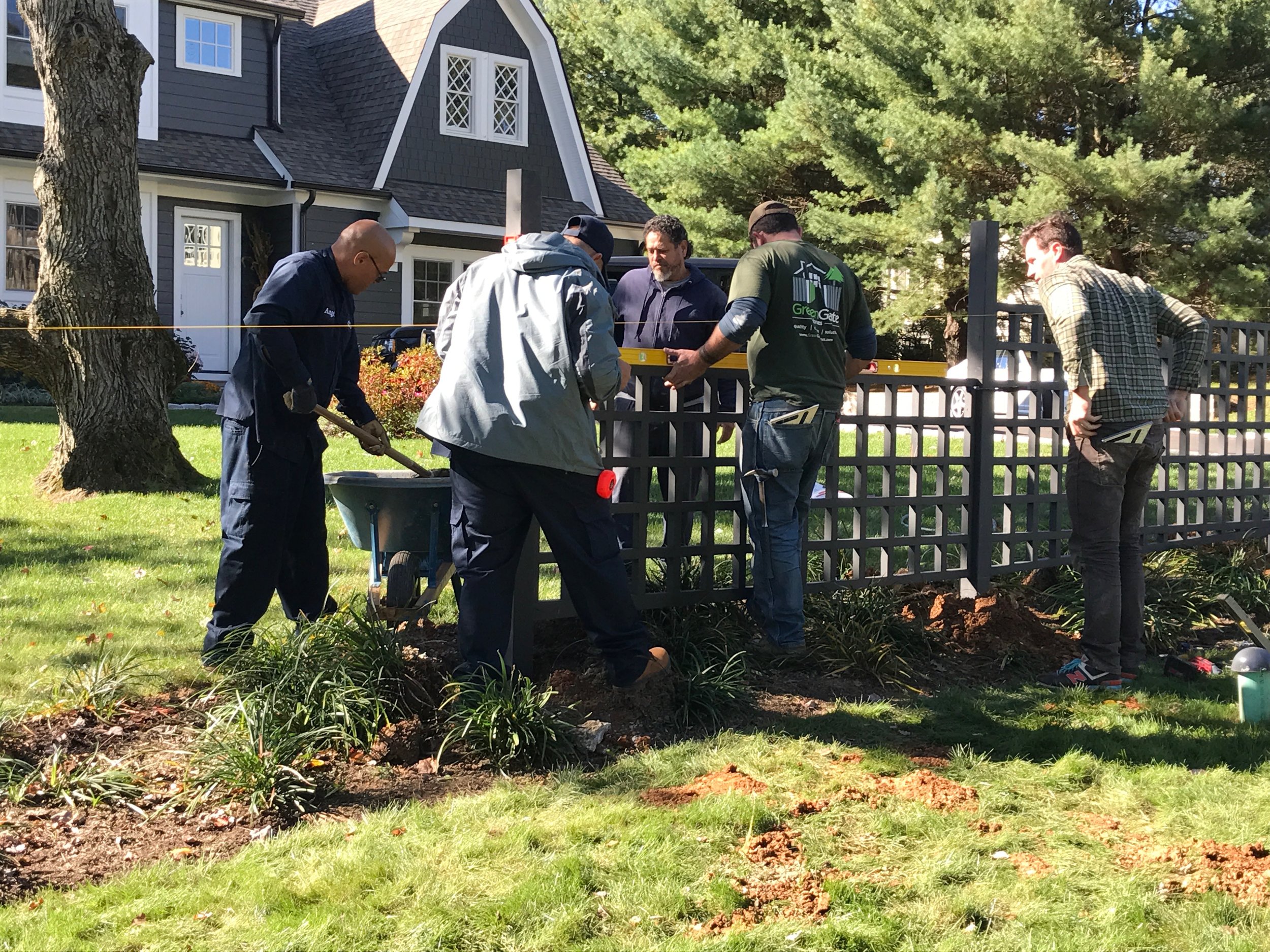  Installation day with a lot of help from the guys at Doyle McDonnell, Inc.&nbsp; 
