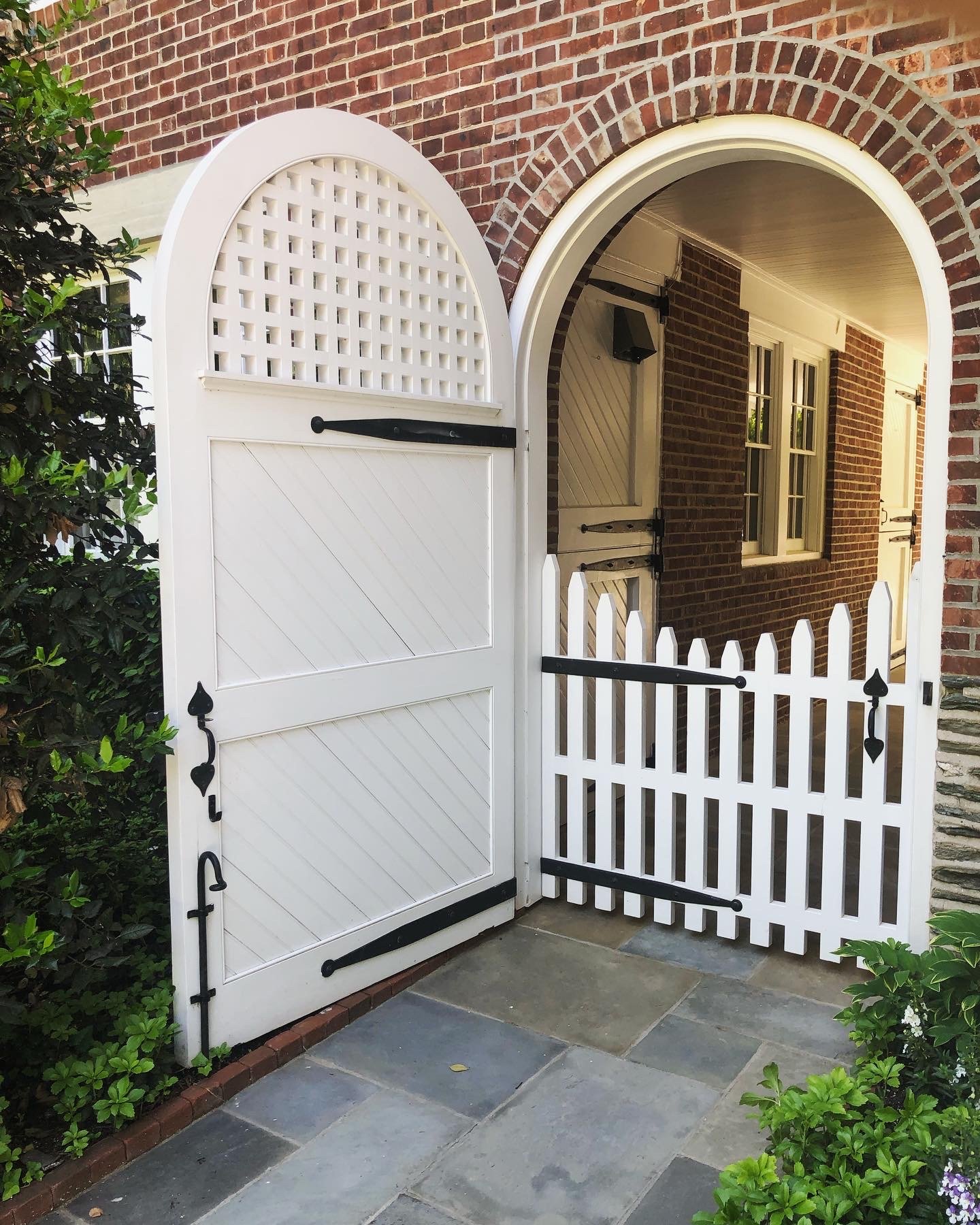  Chrissy McDonnell from Doyle &amp; McDonnell, Inc came to me with a job to build a new door for a storage room on one of her client’s properties. The door in question was in bad shape, and the client wanted to match the style of their courtyard entr