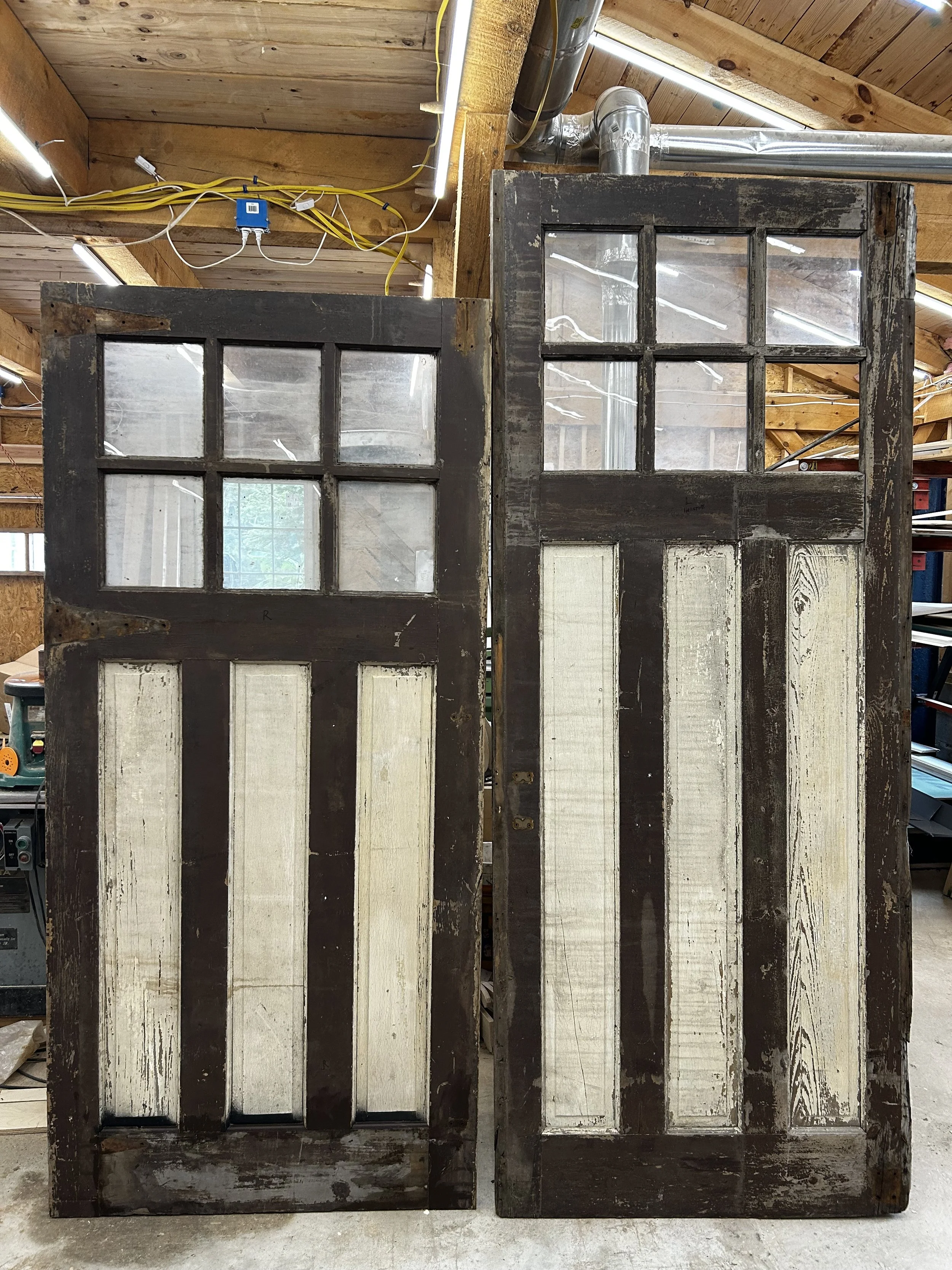 So I rebuilt the doors to the new height I needed. It’s a little more complicated than just sawing off the bottom of the doors if you want to maintain the structural integrity of the doors, to see this project more in depth click  here .  