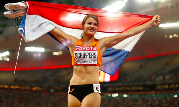 Figure 9: Dafne Schippers takes gold in the 200m at the 2015 World Champi- onships, in a European Record time of 21.63s. 