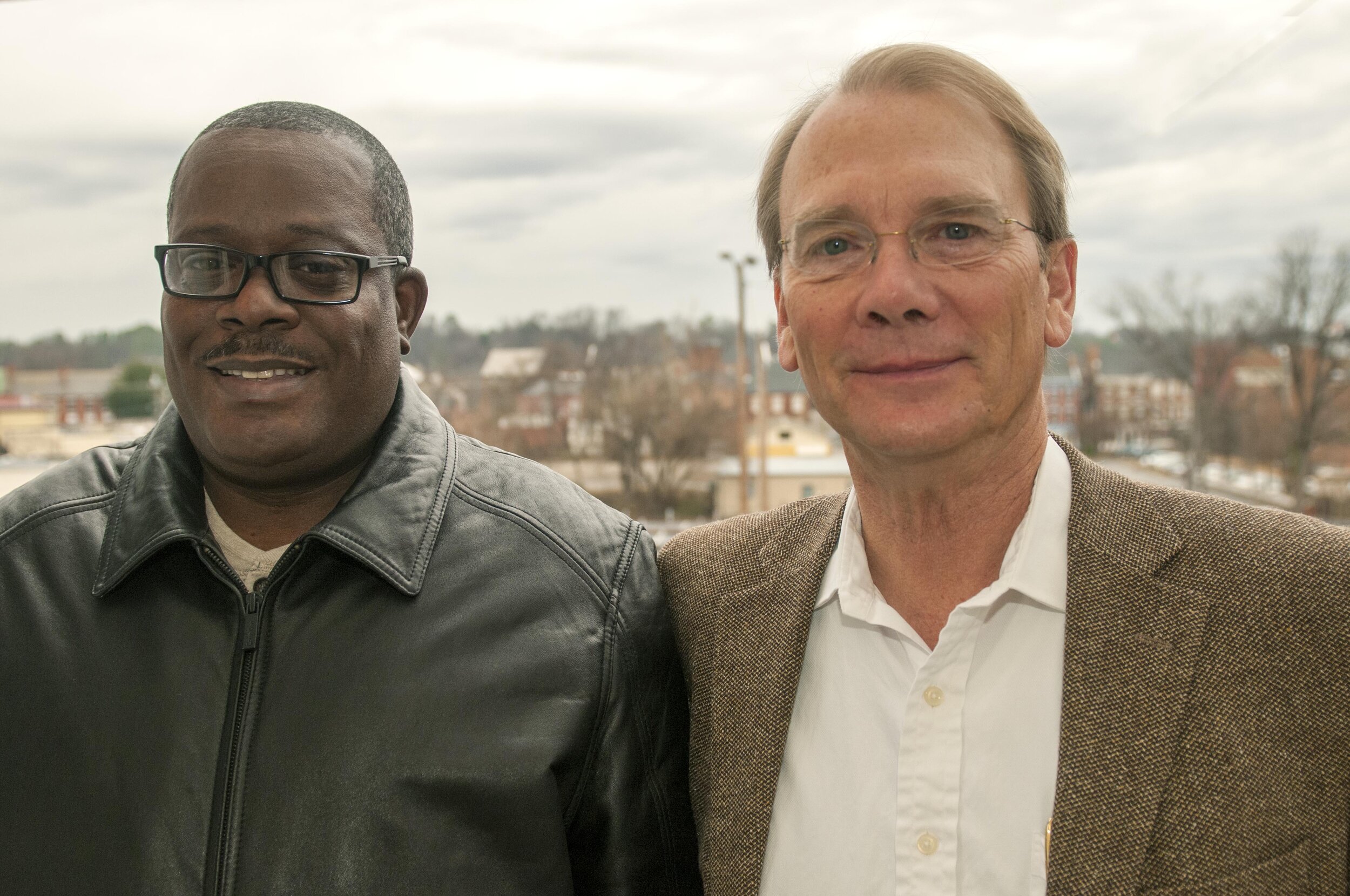  Dale with his client and friend, Tyrone Henderson 