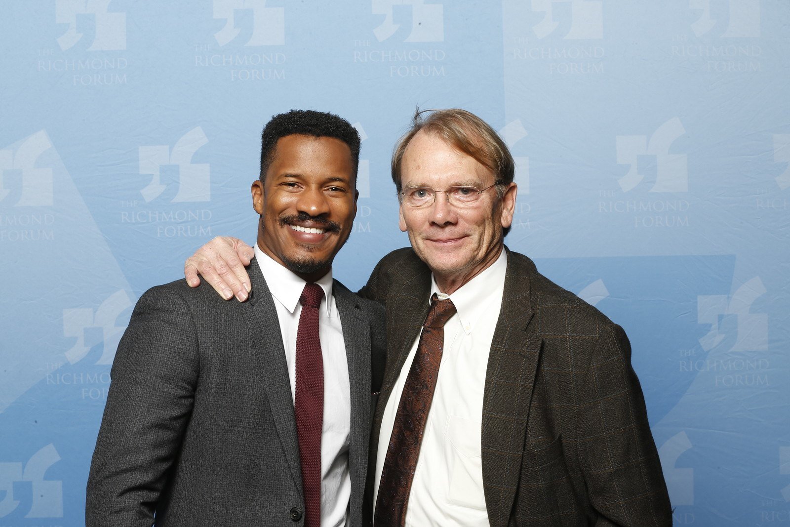  Southhampton County, Virginia native Dale Pittman chats with filmmaker Nate Parker about his portrayal of Nat Turner in his 2016 movie  The Birth of A Nation  