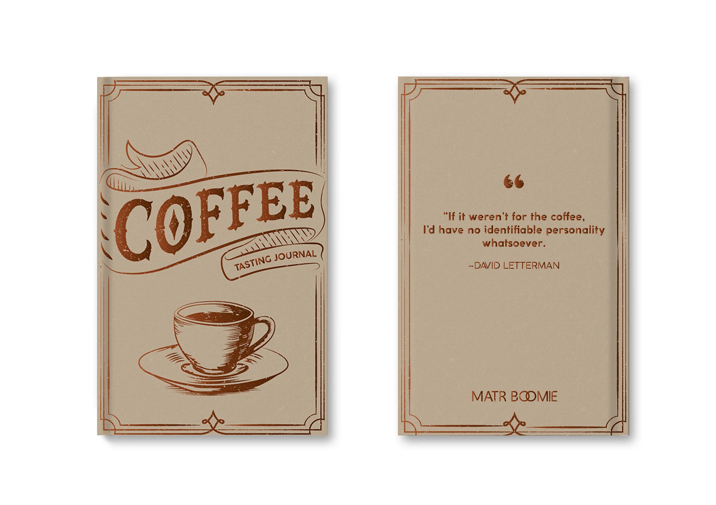 Coffee Tasting Journal Artwork