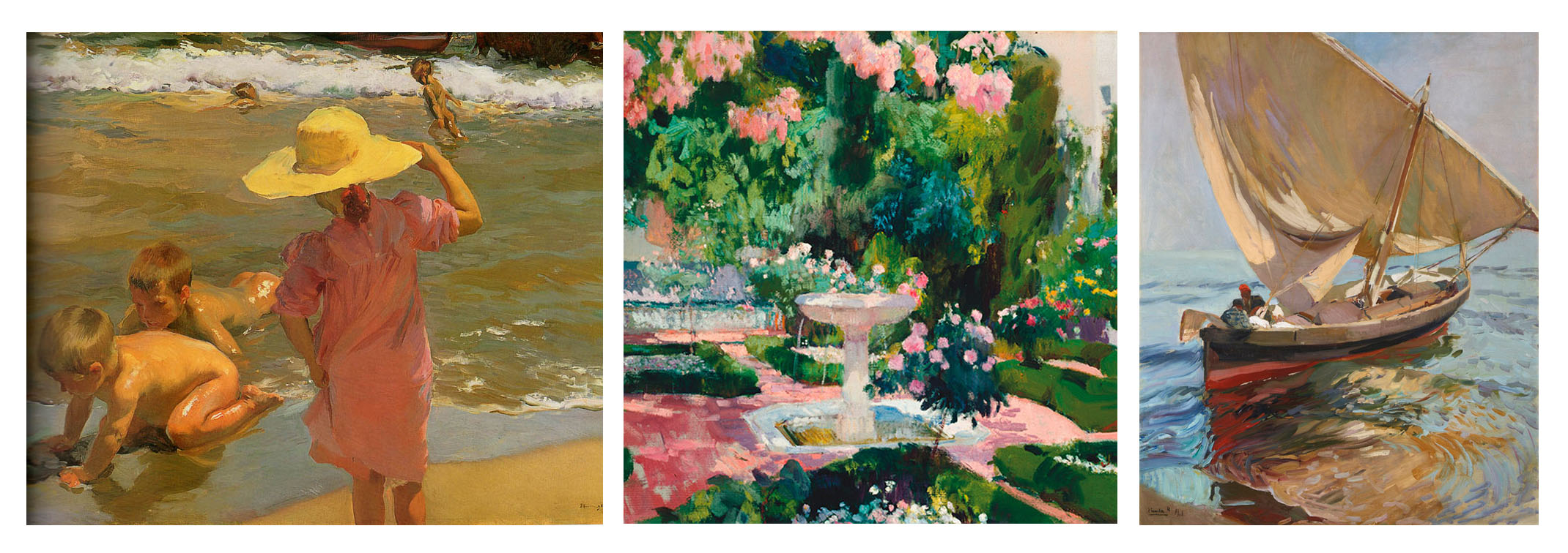 Paintings by Joaquin Sorolla