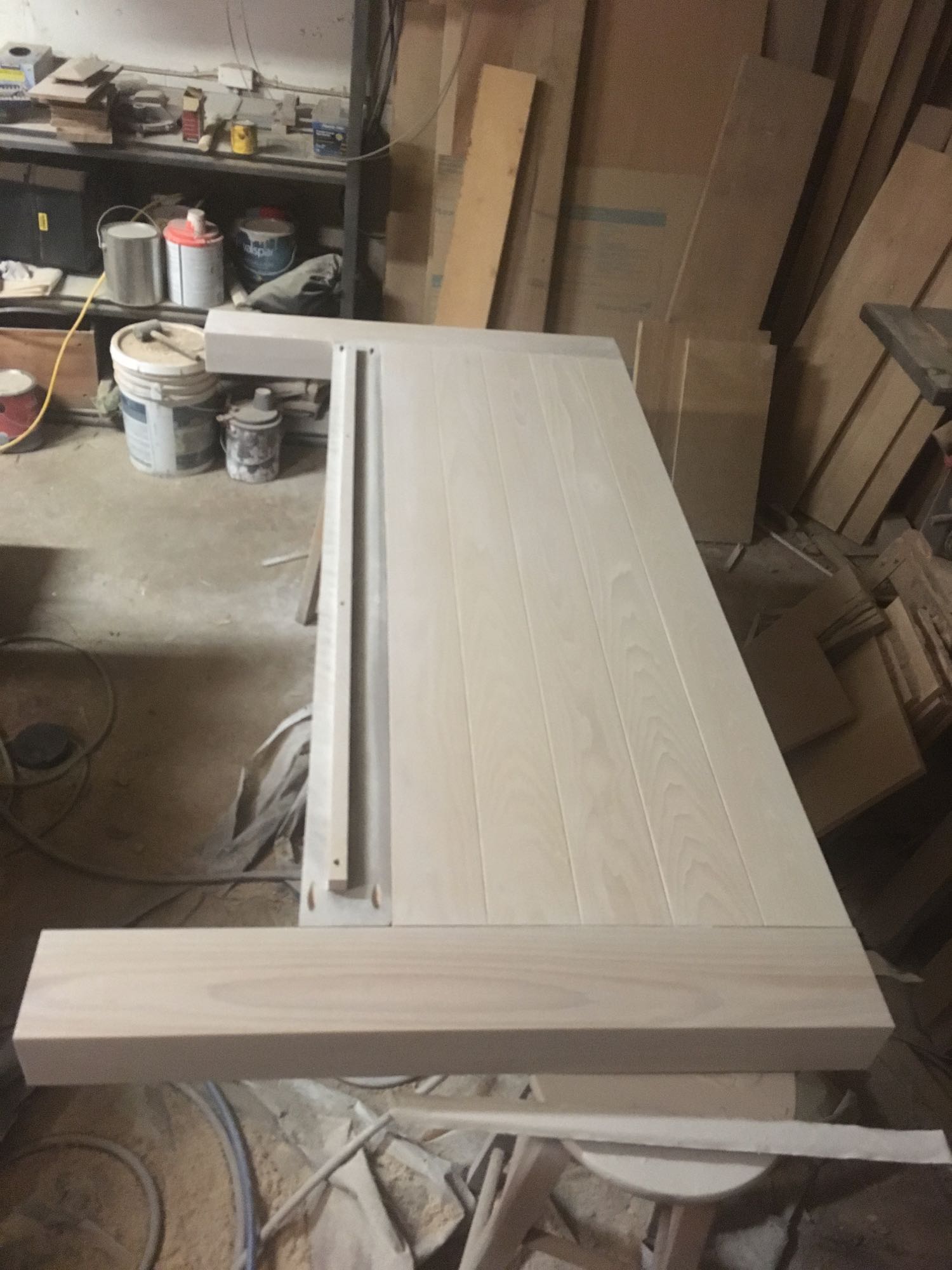 Headboard ready for paint