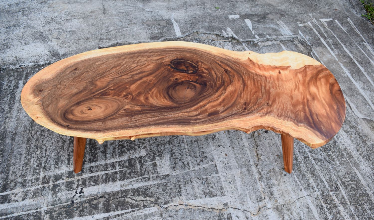 Monkeypod coffee table