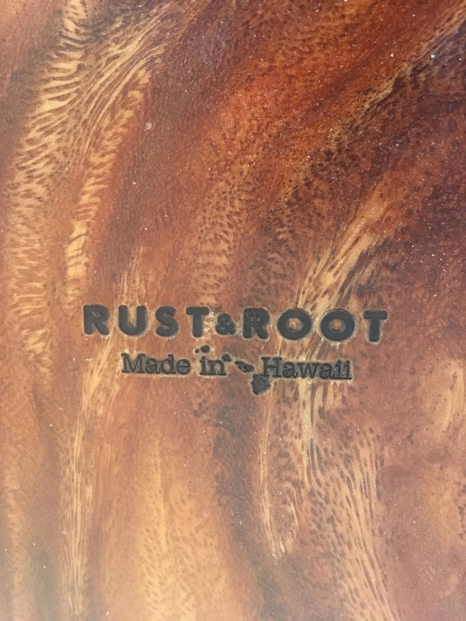 Rust & Root logo branded on the bottom!