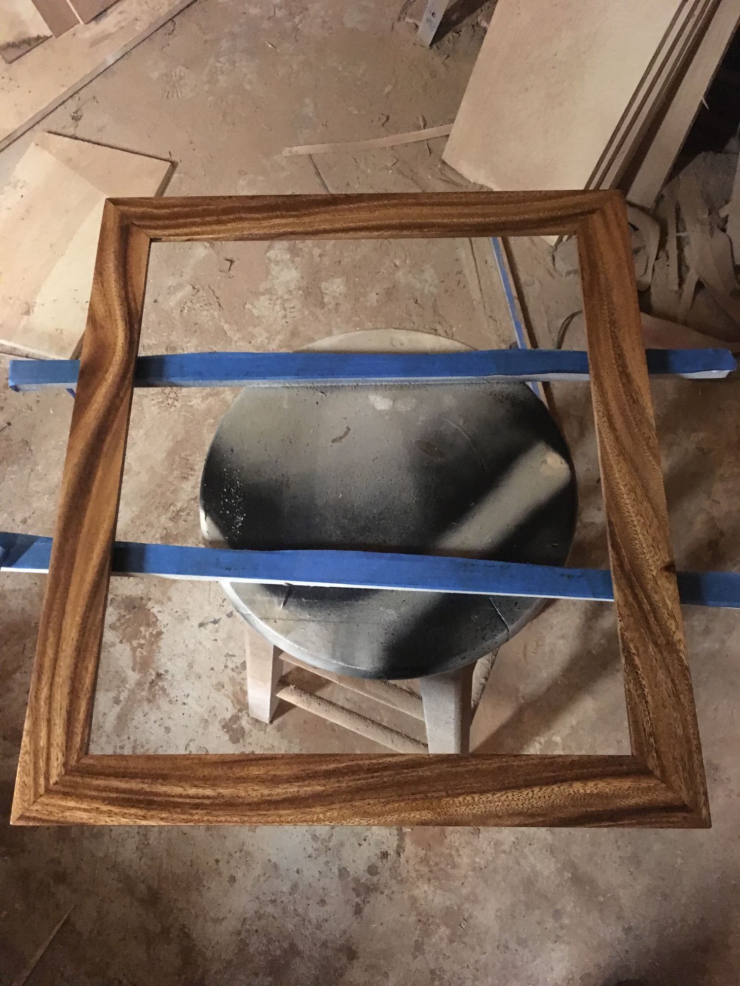 Frame, pre monkeypod panel