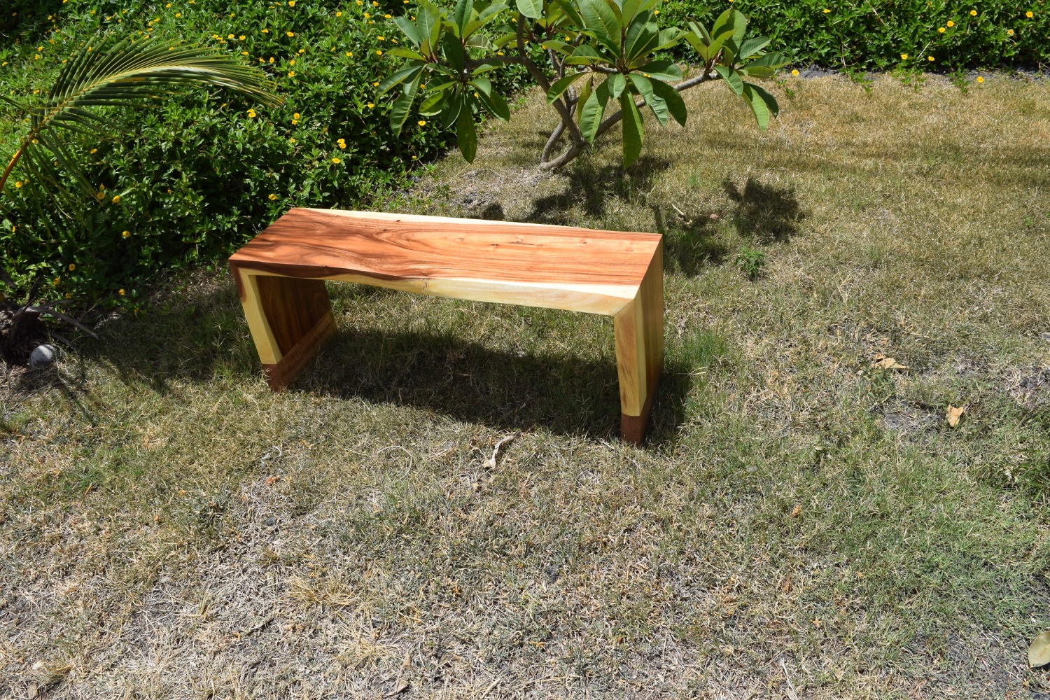 Monkeypod Waterfall Bench