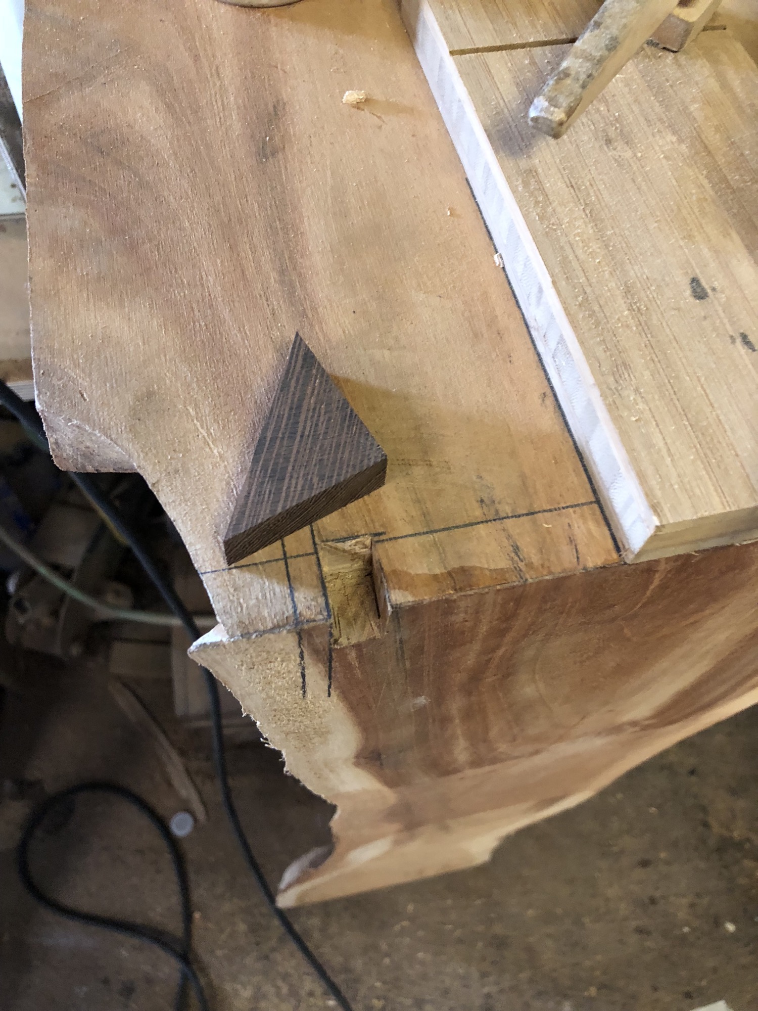  Wood glue is generally extremely strong. If you glue the sides of two boards together, that glue joint will be stronger than the wood itself. The sides of a board I'll call "long grain," because the wood's fibers are running the length of the board.