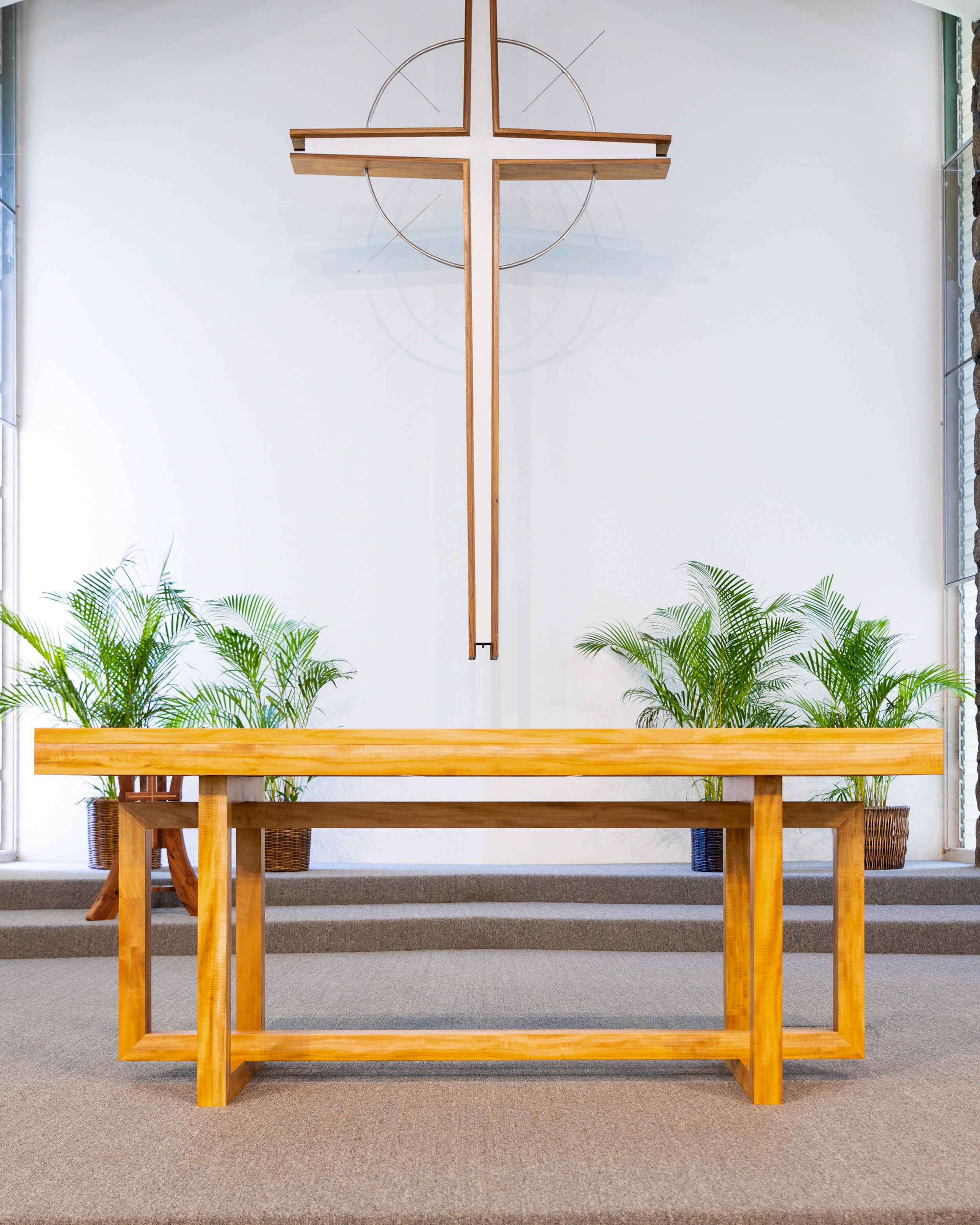 Cuban Mahogany Altar Table