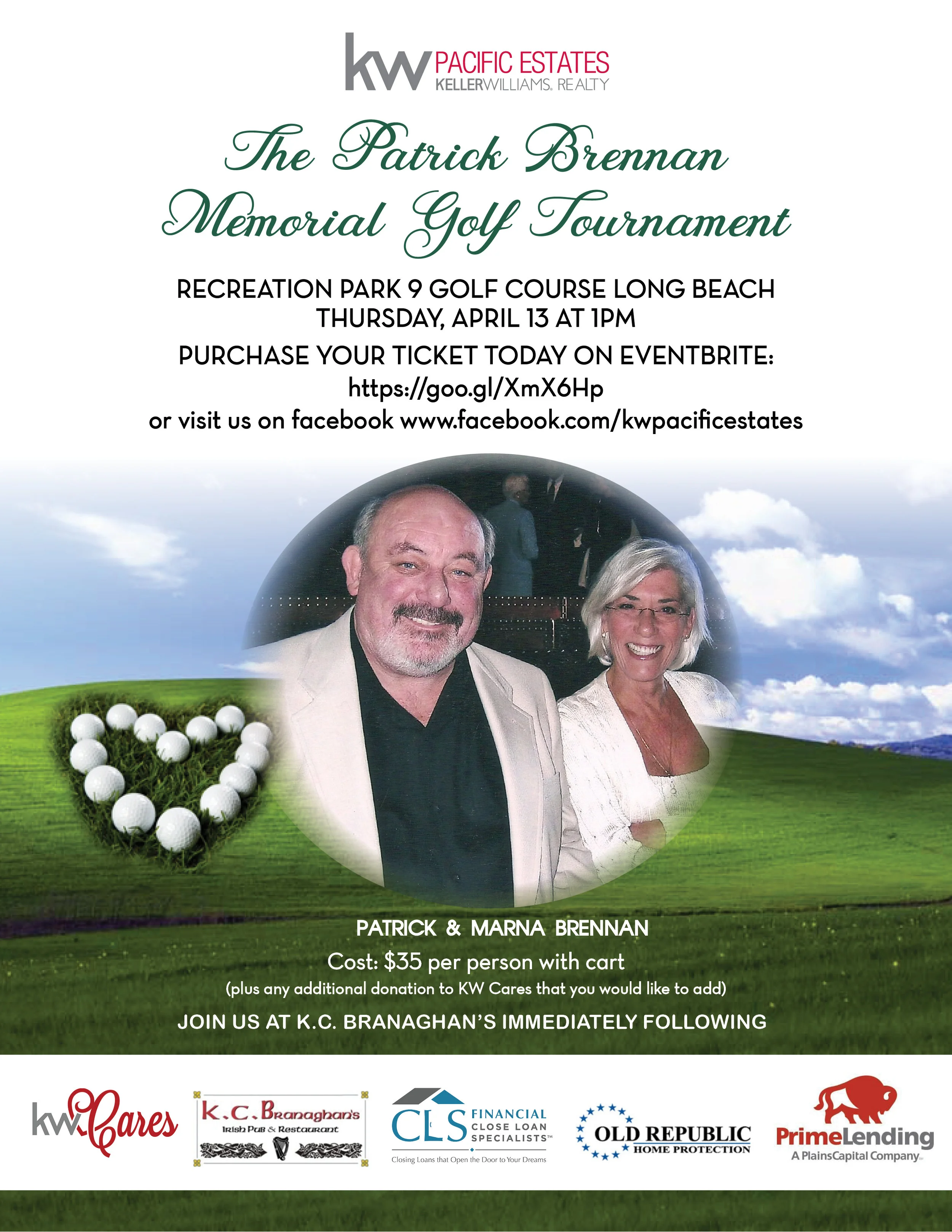 Keller Williams Pacific Estates Sponsors Patrick Brennan Golf Tournament