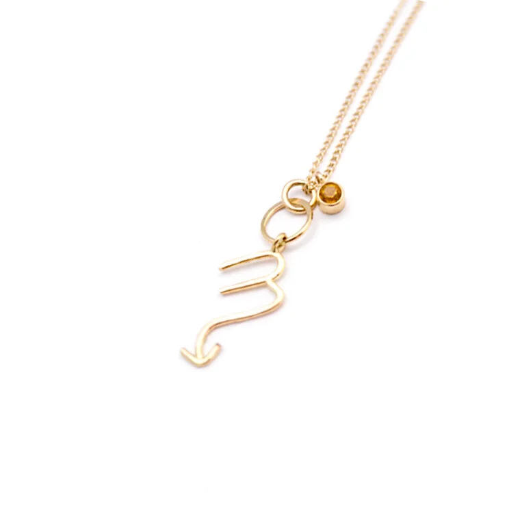 Scorpio Zodiac Necklace