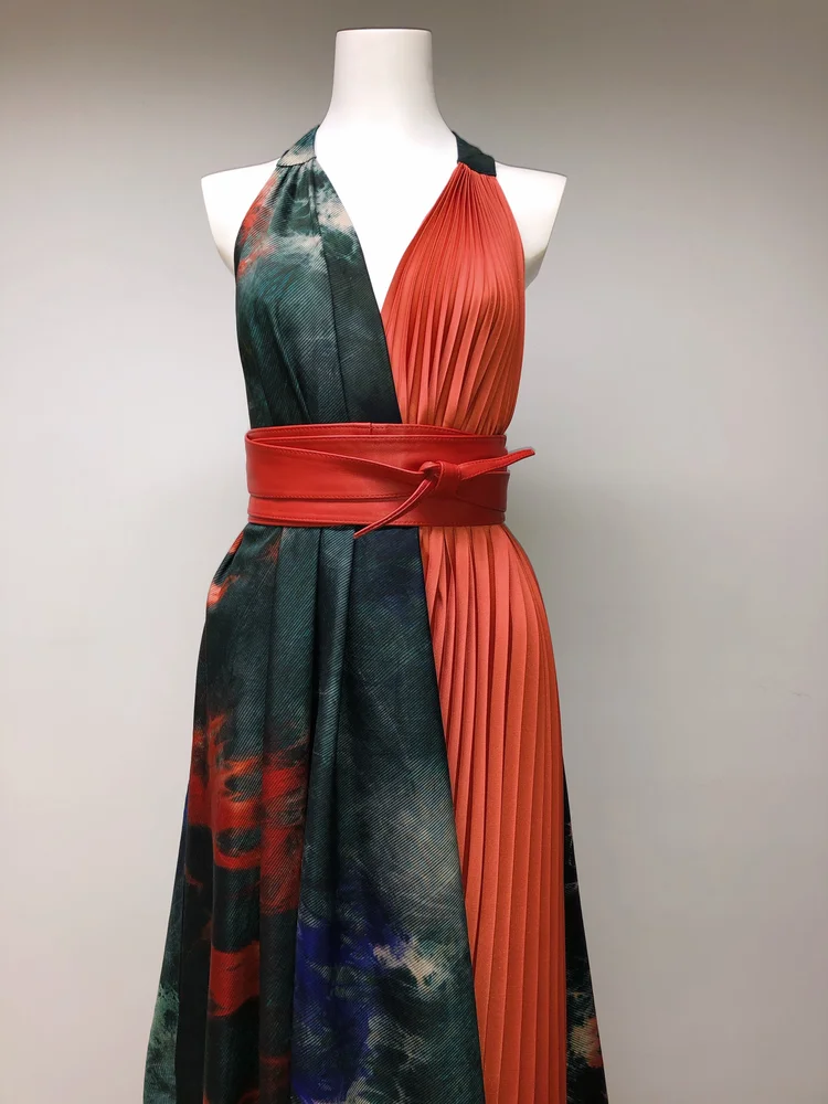 retro evening dress Blue Retro 50s Tea Length Prom Dress Formal Dress CC3005 Size 12 / Other