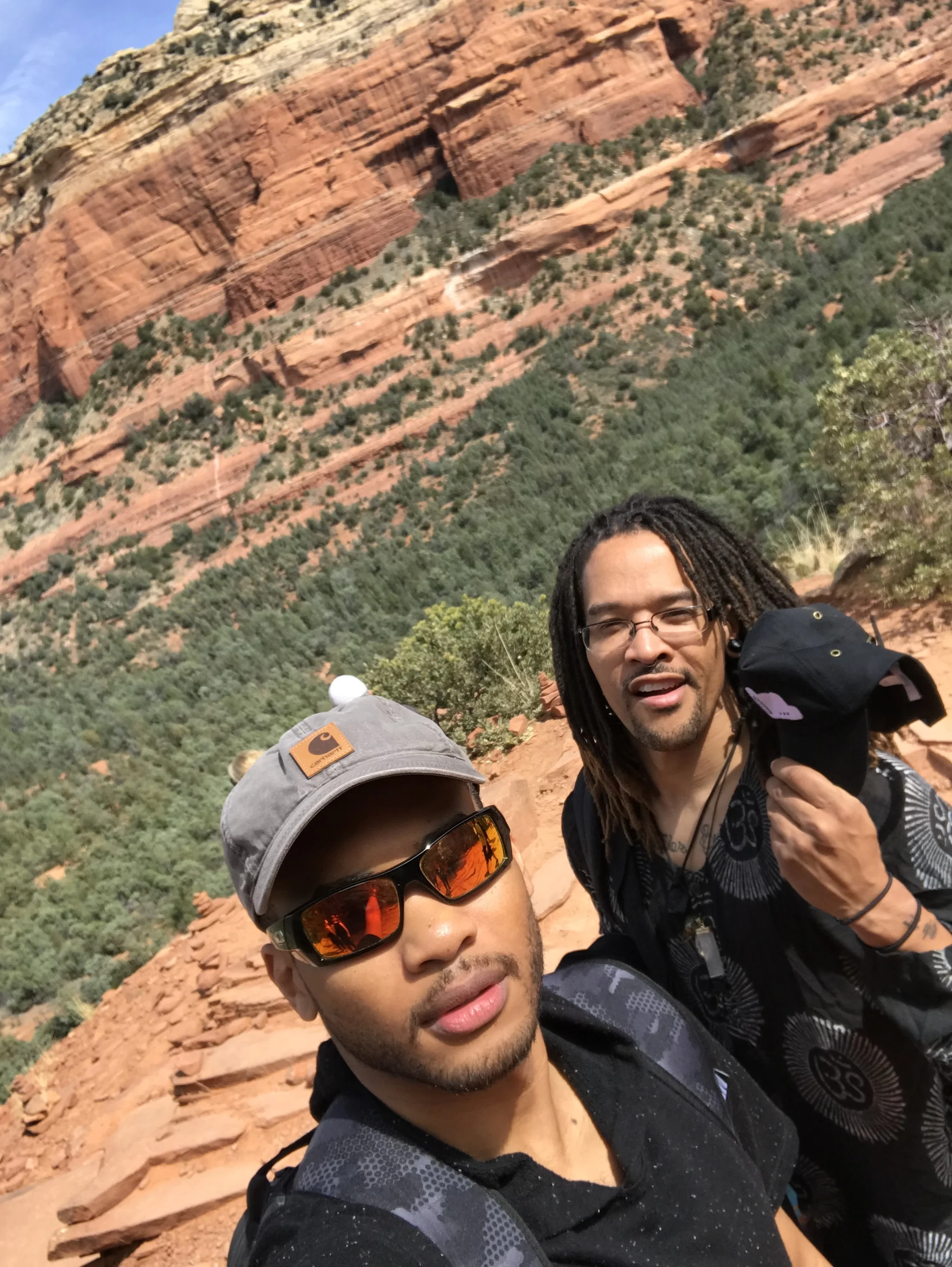 Sedona Arizona Jas Gold Jason Goldsmith and Aaron ”Tie Dye Samurai” Wiggins